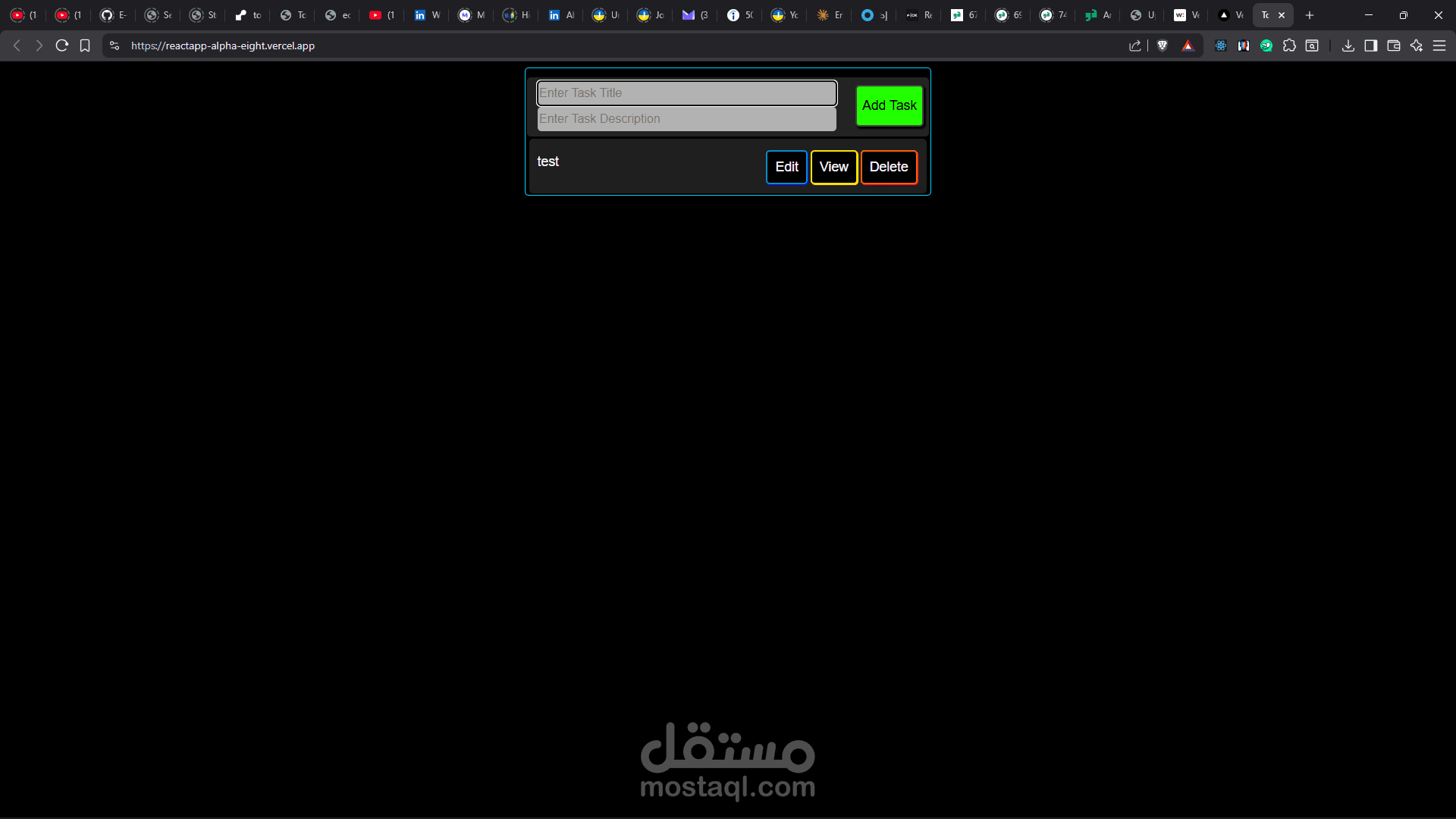 Todo App with API