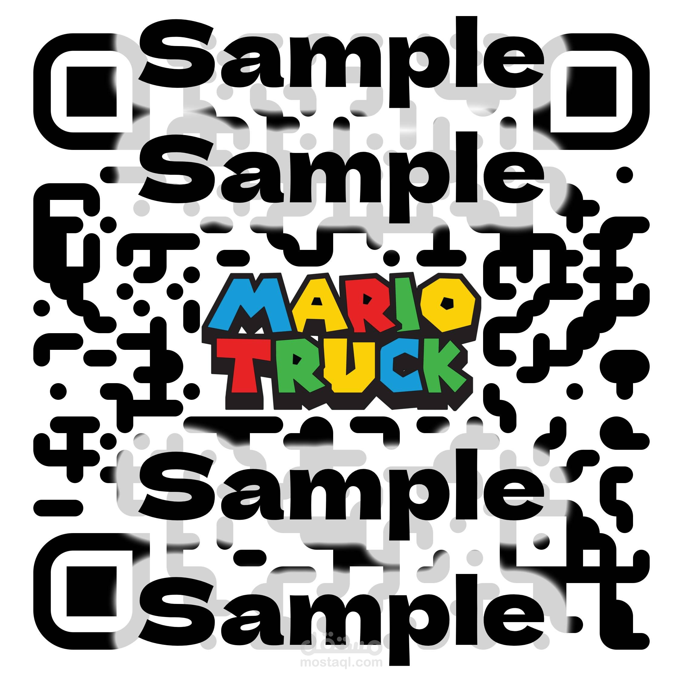 تصميم مميز لاكواد QR منَسَقَة حسب طلب العميل