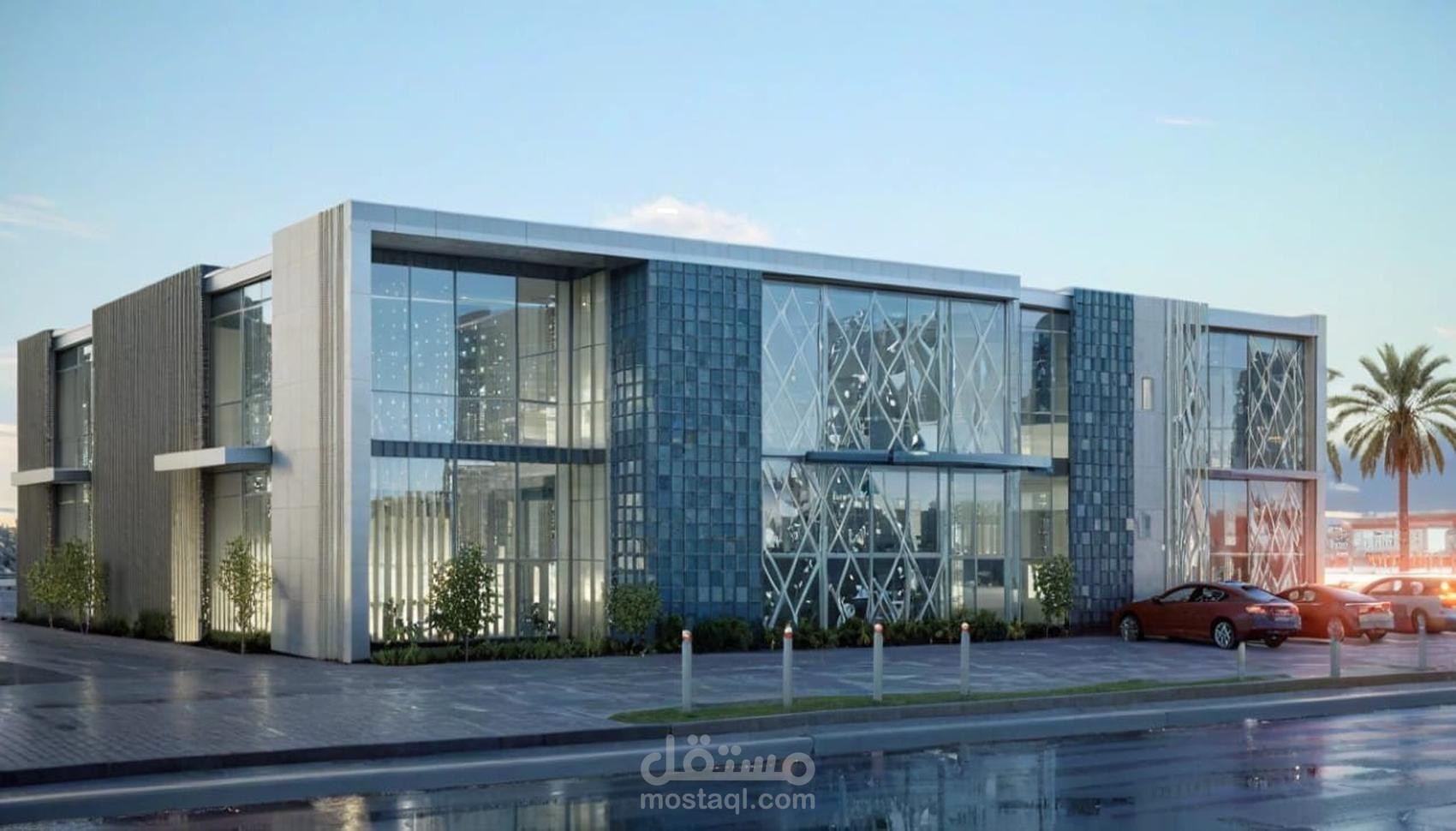 مقترح تصميم معرض سيارات