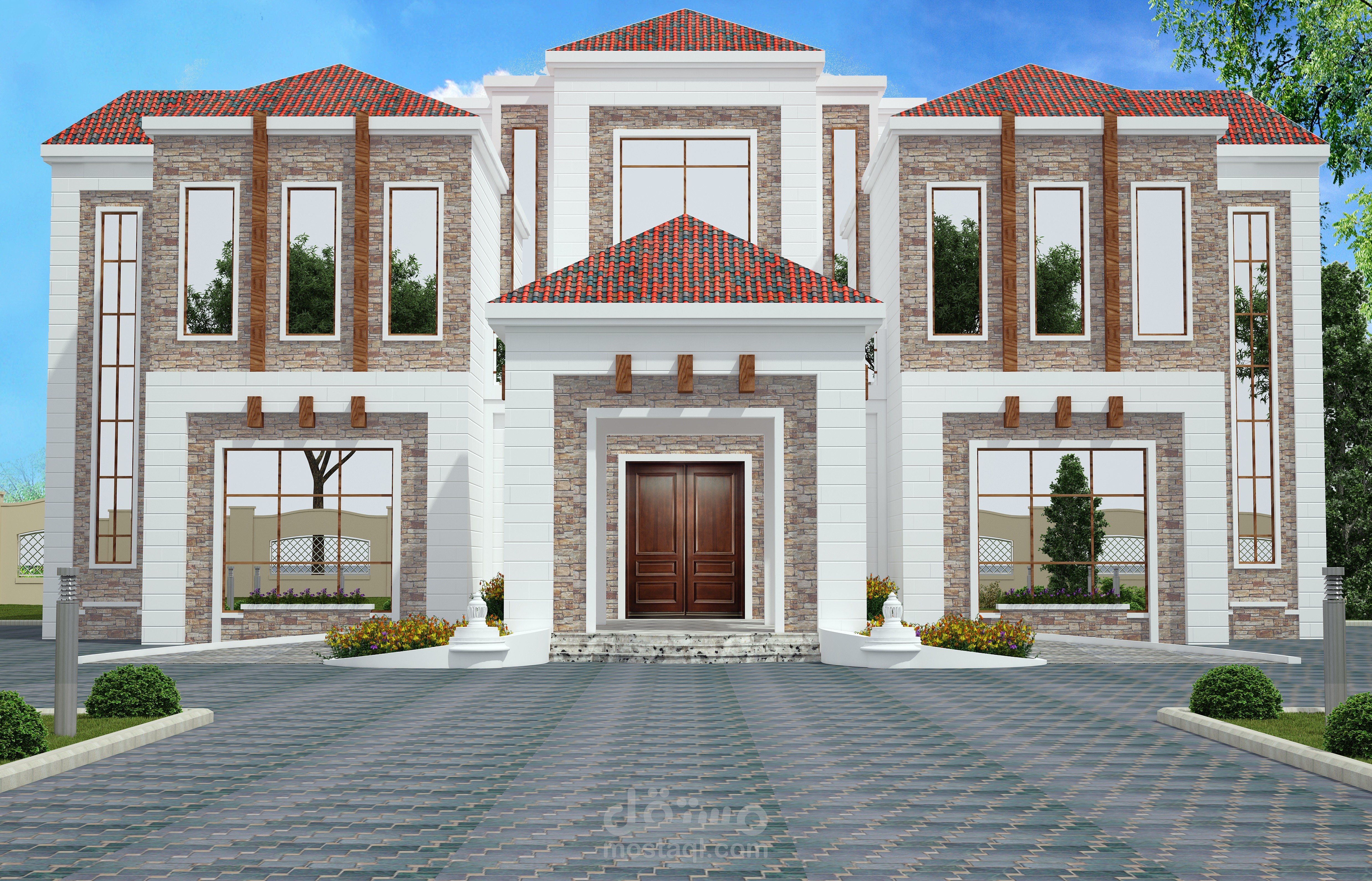 تصميم خارجى  واجهه فيلا