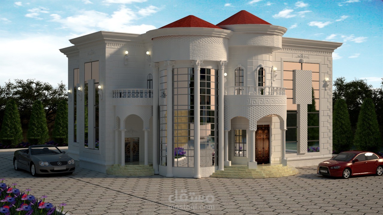 تصميم واجهه كلاسيك
