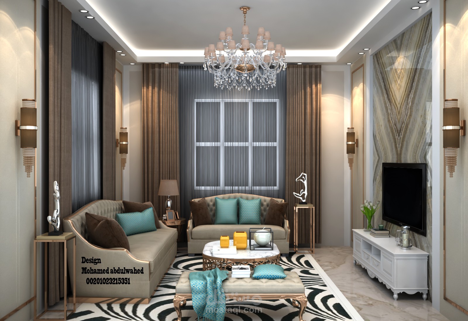 تصميم داخلي نيو كلاسيك