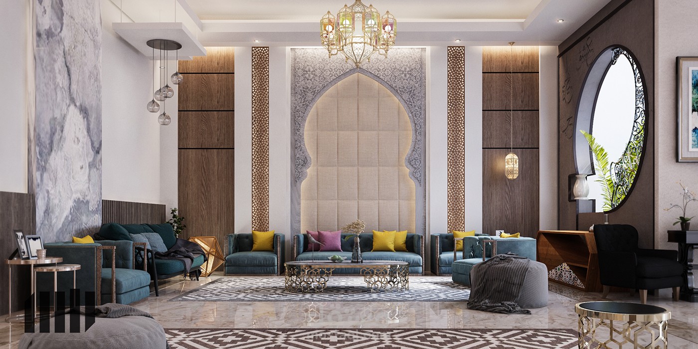 تصميم داخلي مجالس صالات غرف نوم