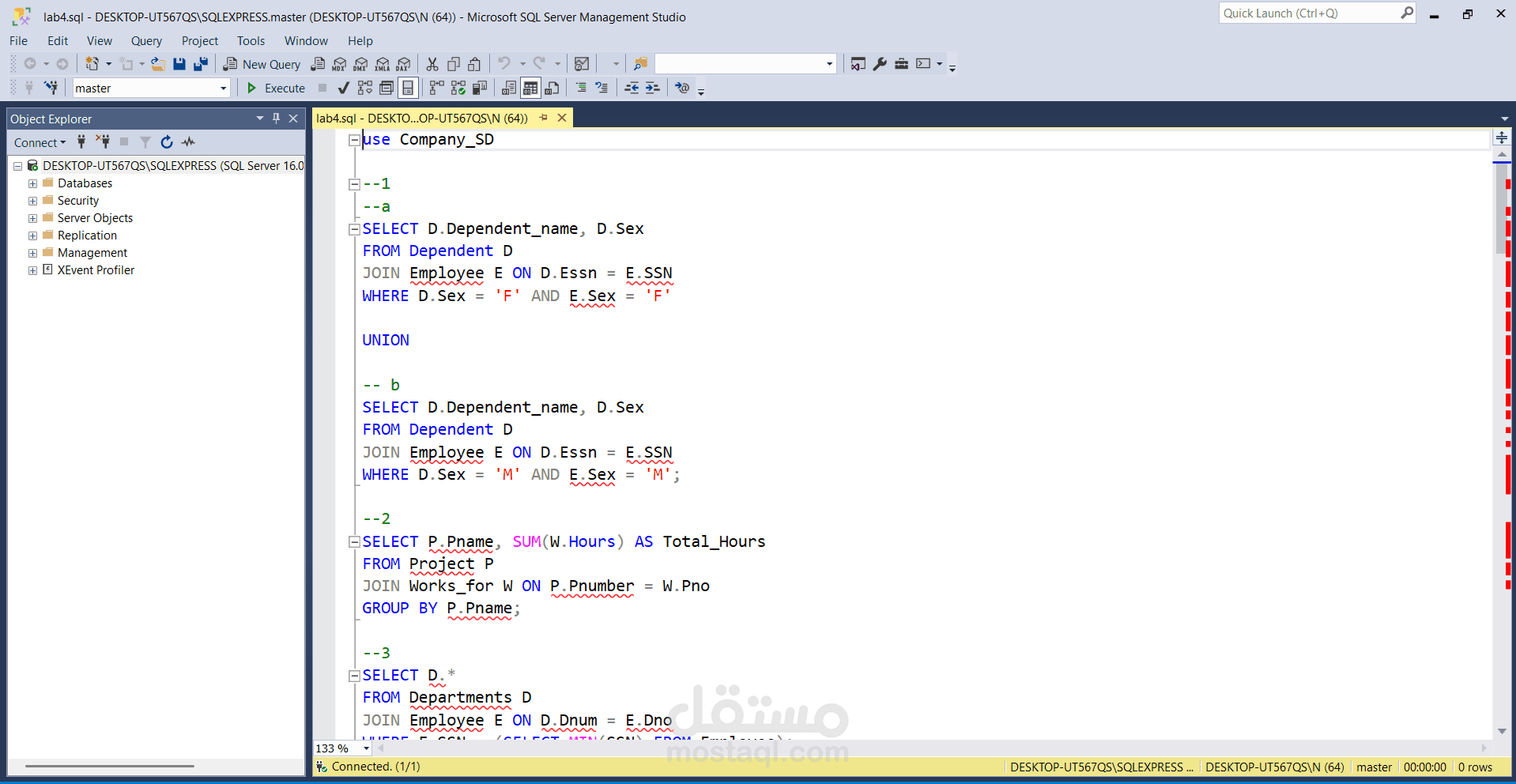SQL Queries for your Database