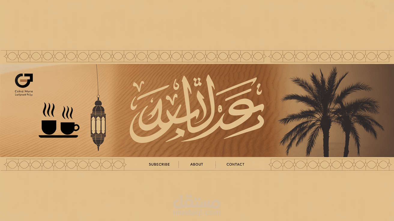 تصميم بنر YouTube احترافي لقناتك العربية – يعكس هويتك ويشد الانتباه