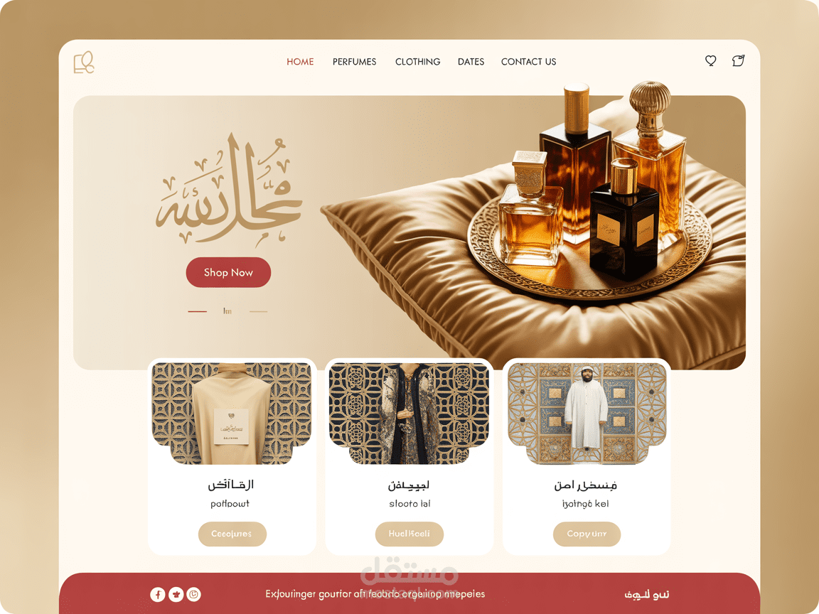 تصميم متجر إلكتروني عربي احترافي لبيع منتجاتك – متوافق مع الجوال وسهل الاستخدام