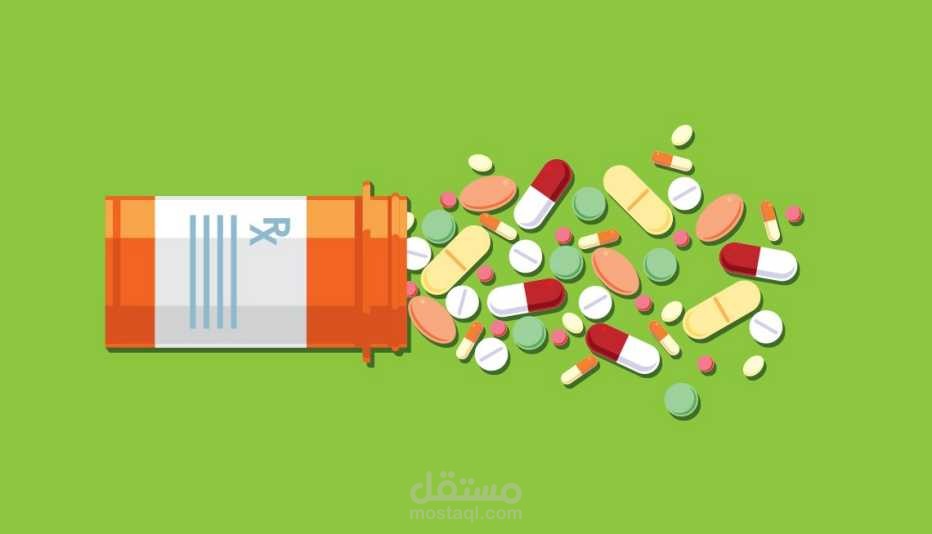 بحث عن أنواع الادوية(Types of drugs ) word