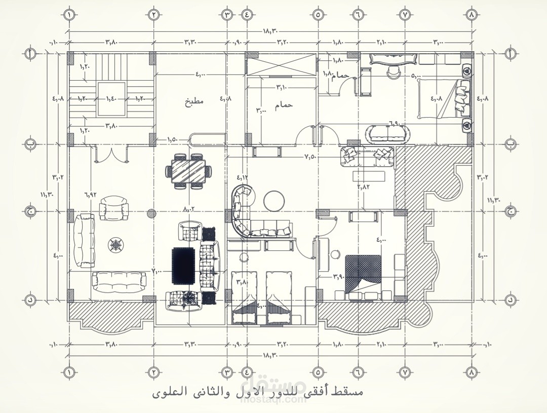 وحده سكنيه بمسطح ٢٠٠ متر مربع ملحق بها حديقه