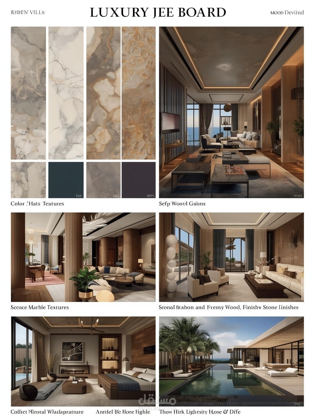 GOLF VILLA MOODBOARD