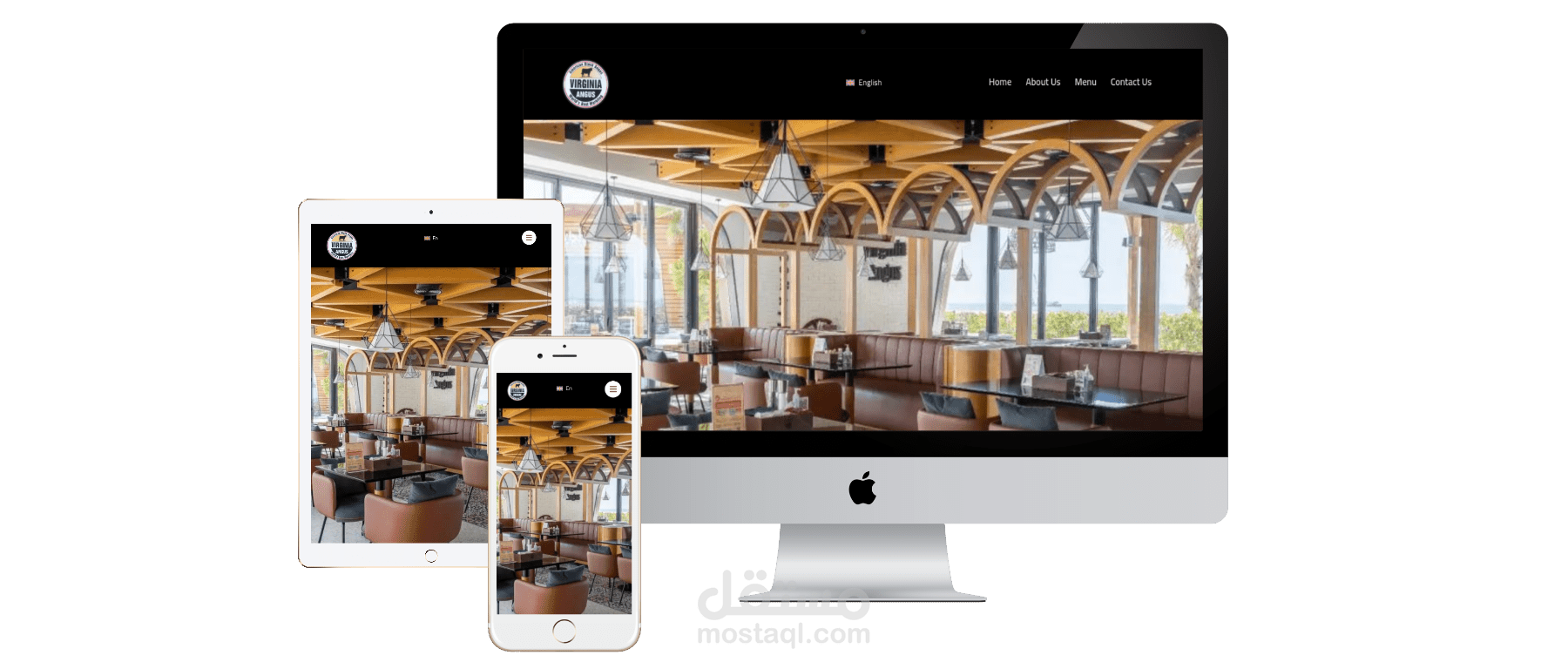 موقع ومتجر ل سلسة مطاعم فيرجينيا أنجوس بالامارات