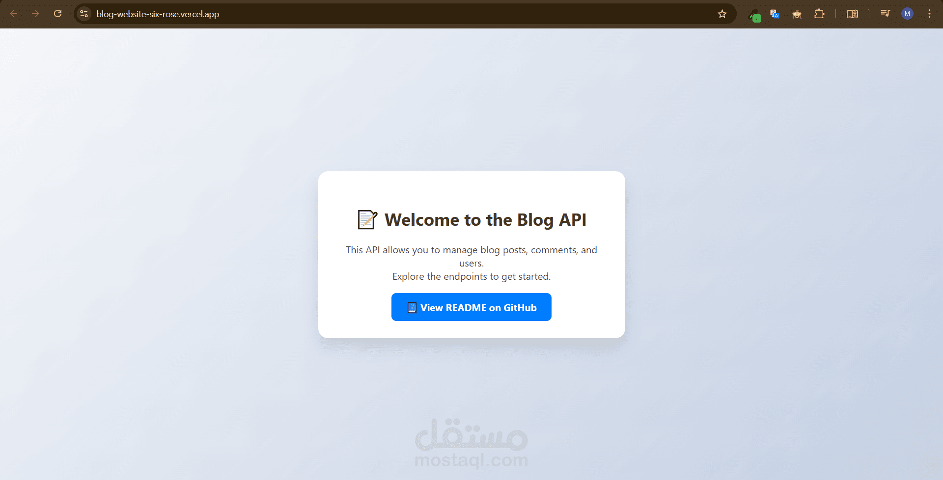 BlogAPI