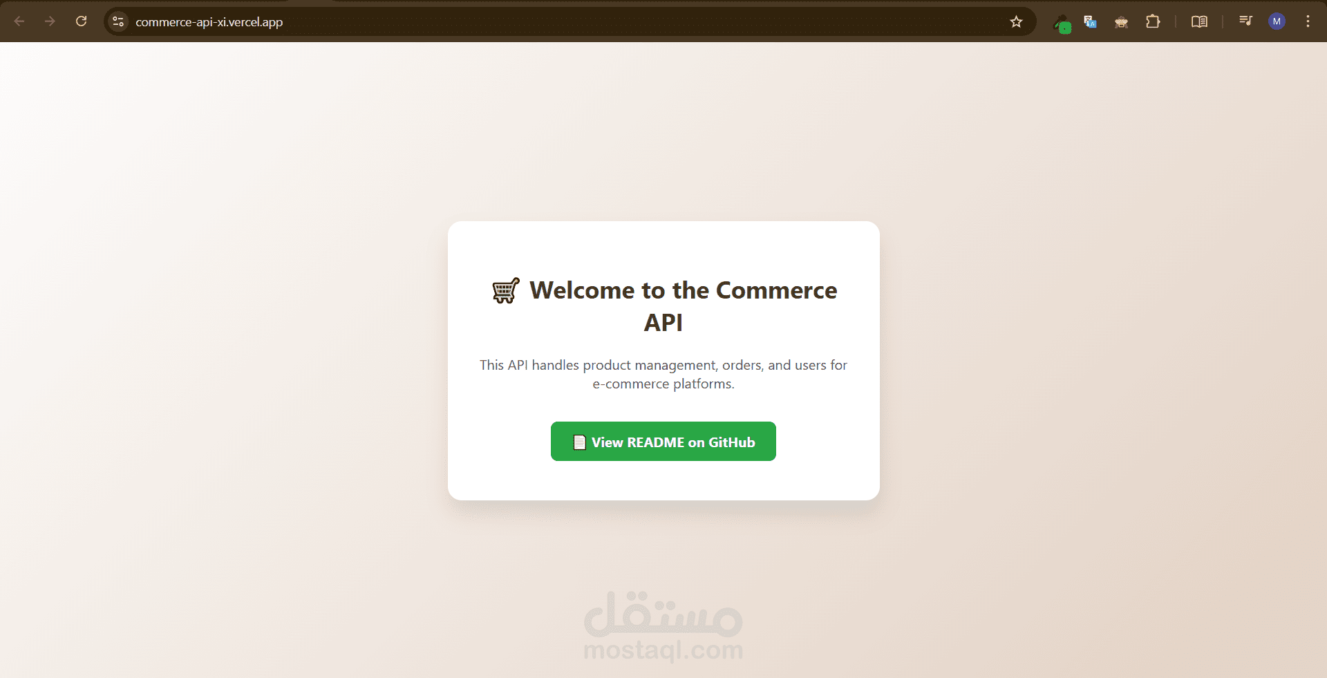 CommerceAPI