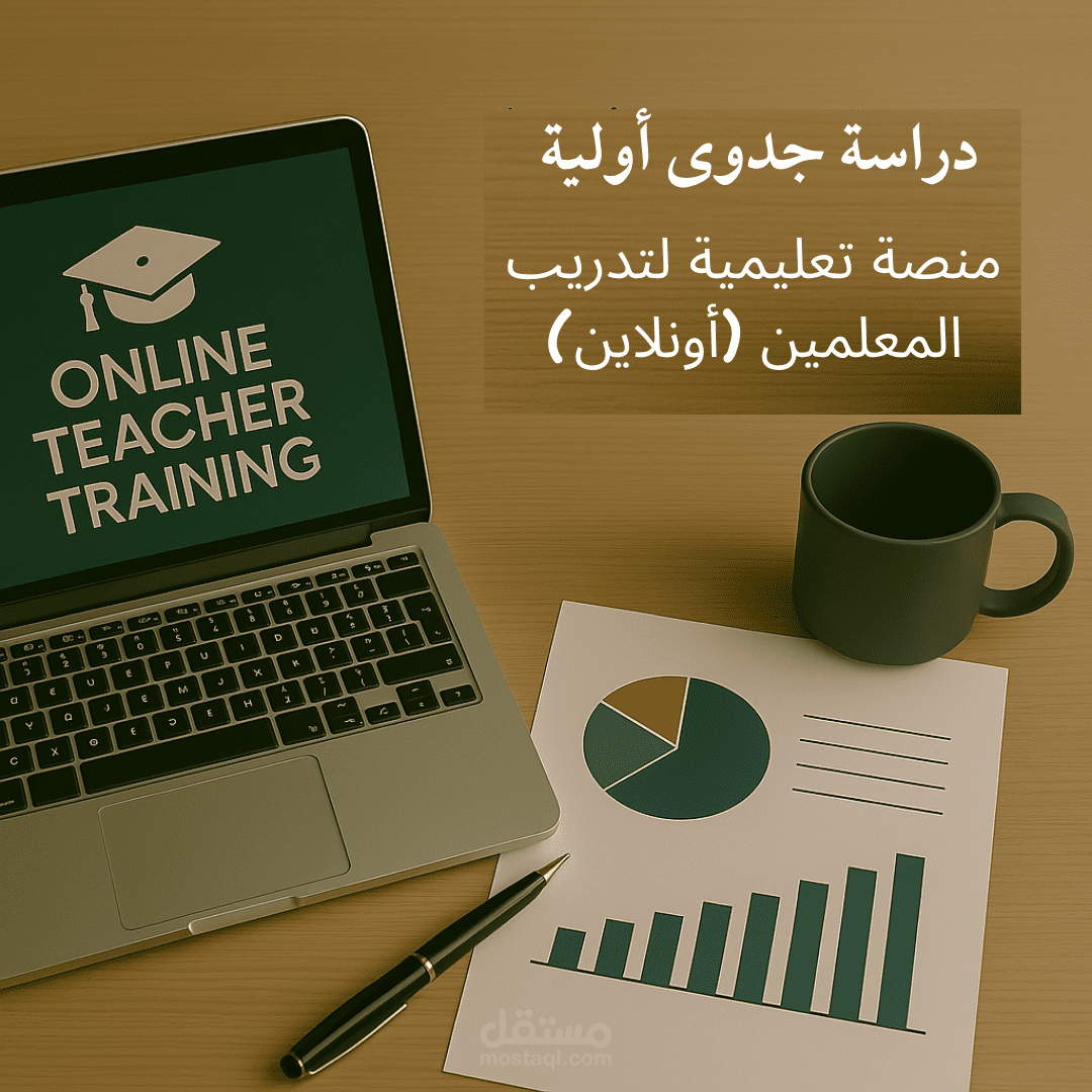 دراسة جدوى أولية – منصة تعليمية لتدريب المعلمين (أونلاين)