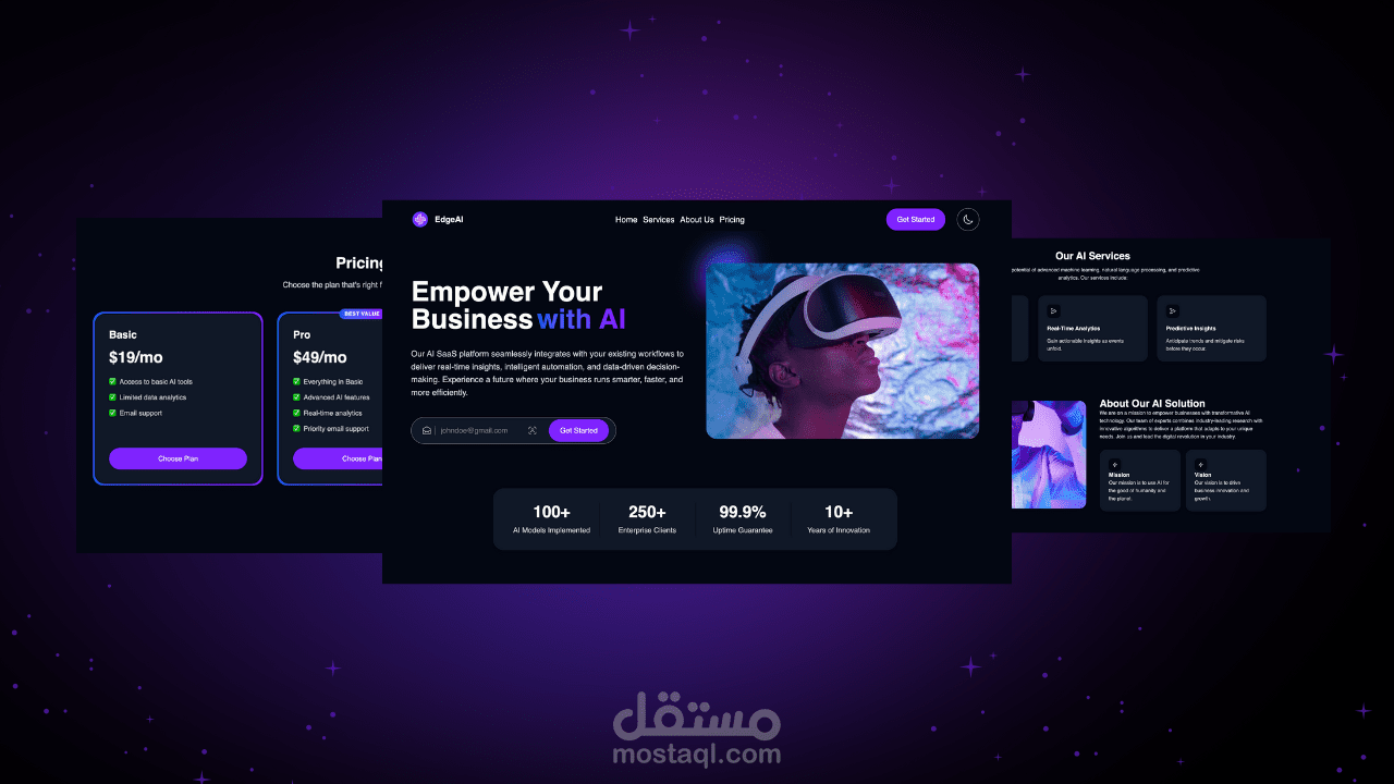 Edge AI Landing Page