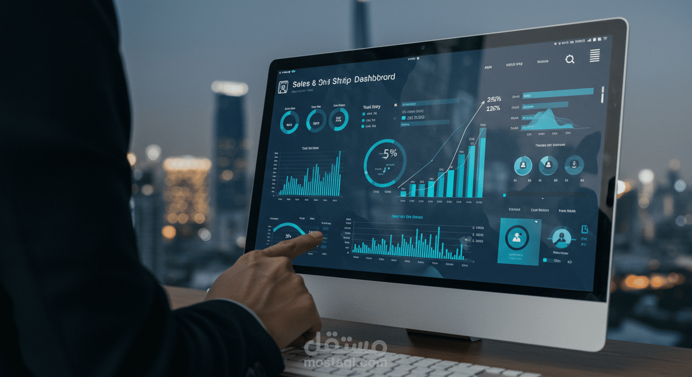 لوحات تحكم تحليلية لبيانات الشحن باستخدام Power BI