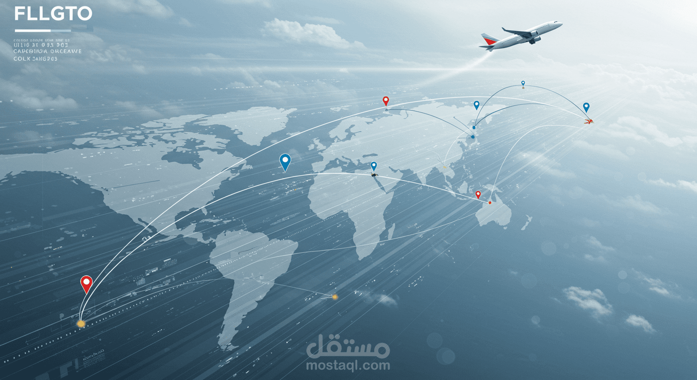تصميم داش بورد لتحليل تعاملات شركات الطيران باستخدام  Tableau