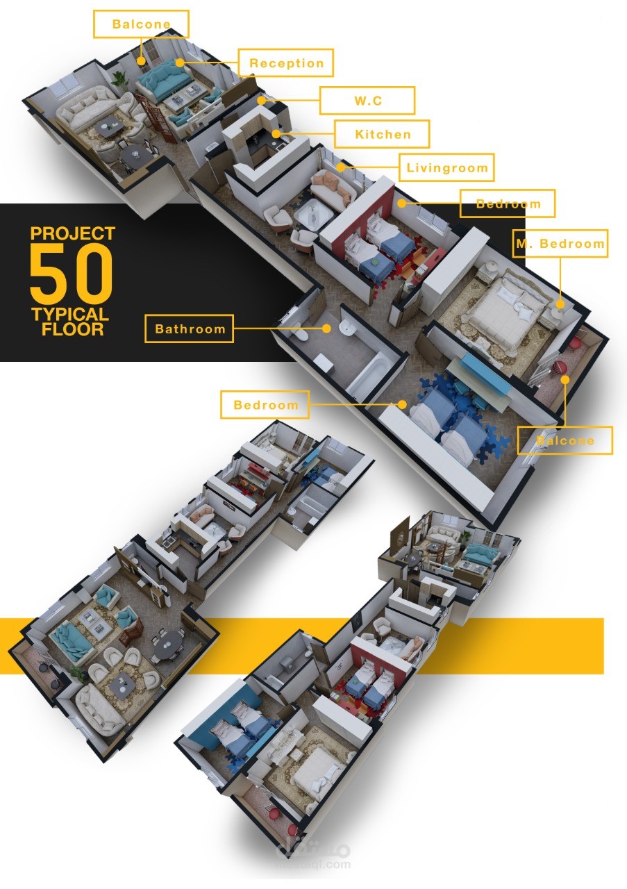 تصميم مخططات معمارية 3D Plans
