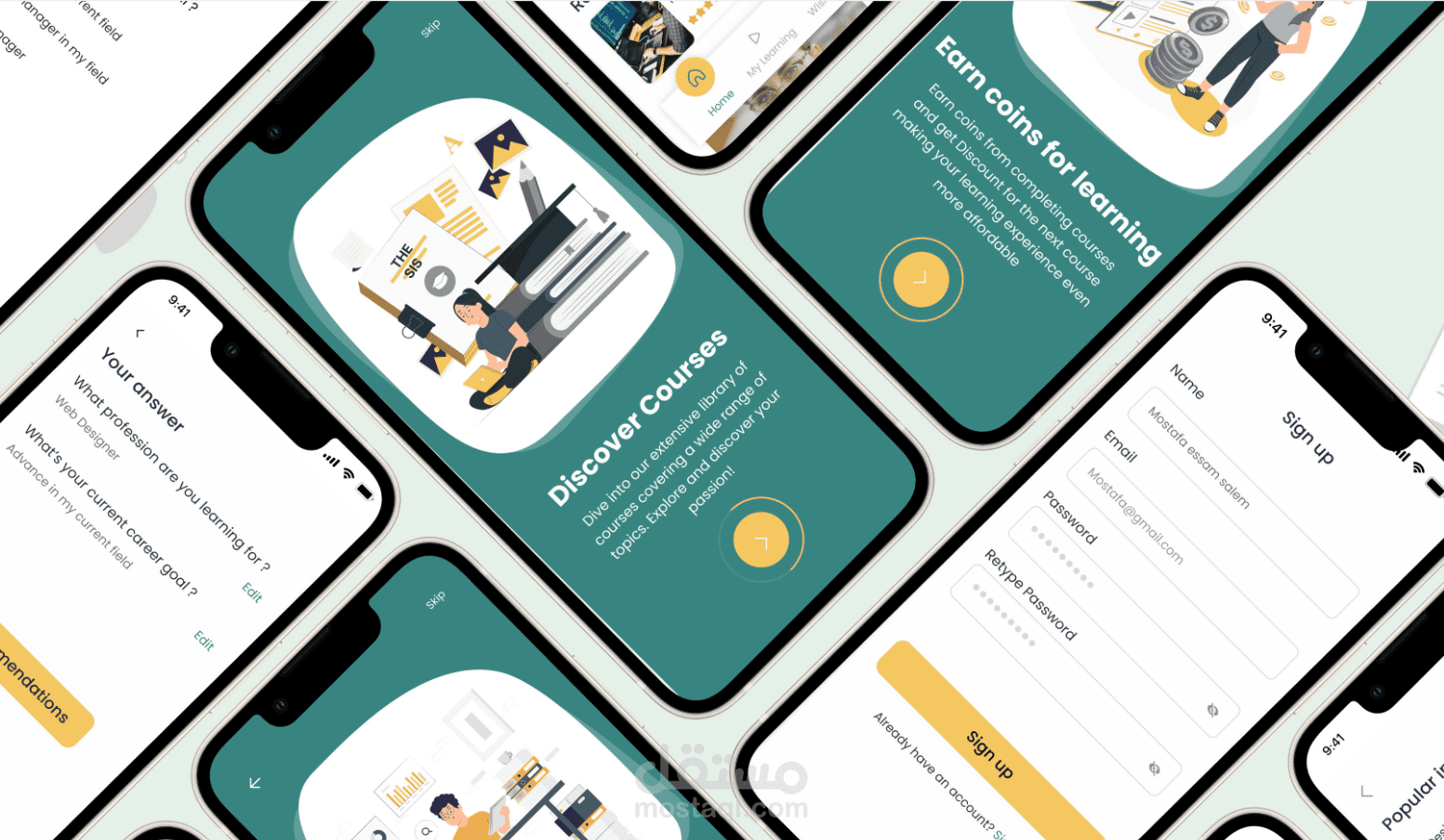 learning app (ui/ux)