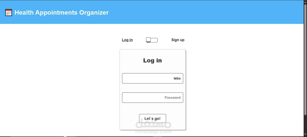 Health Appointment Organizer