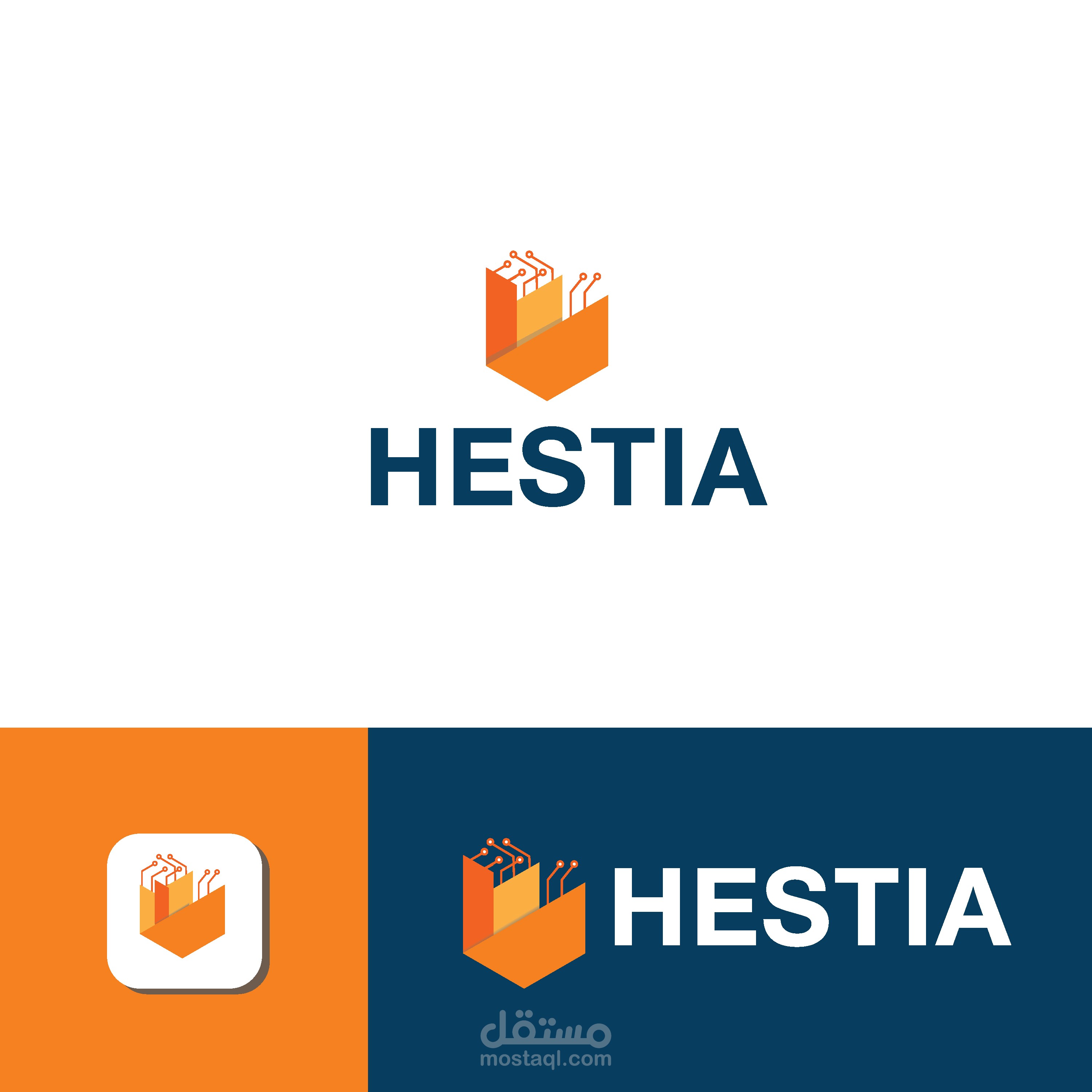 شعار لشركة الكتونيات اجنبية