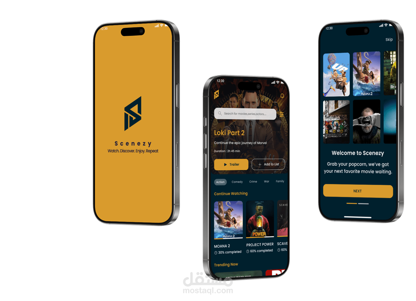 Scenezy هو تطبيق لمشاهدة الافلام عن طريق الذكاء الأصطناعي