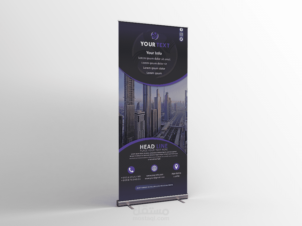 Rollup banner Design 3