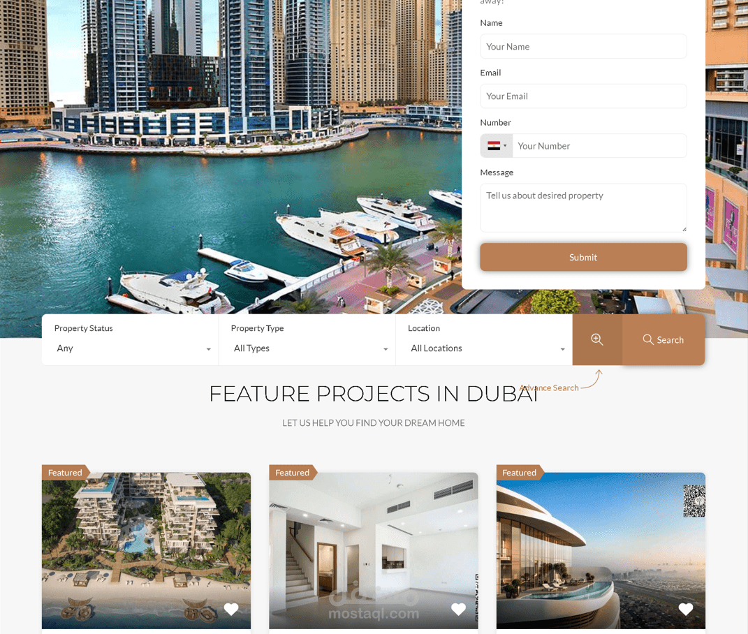Eagle One Properties — منصة عقارية في دبي