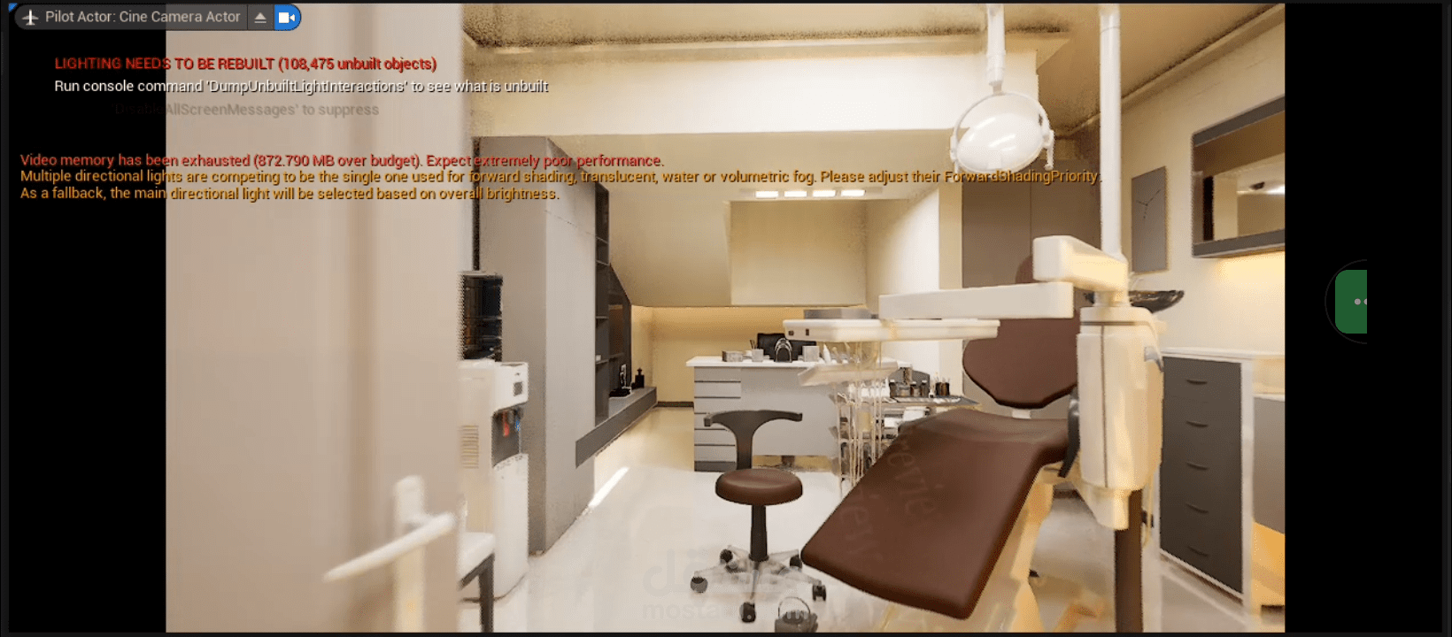 تصميم ديكور عيادة أسنان