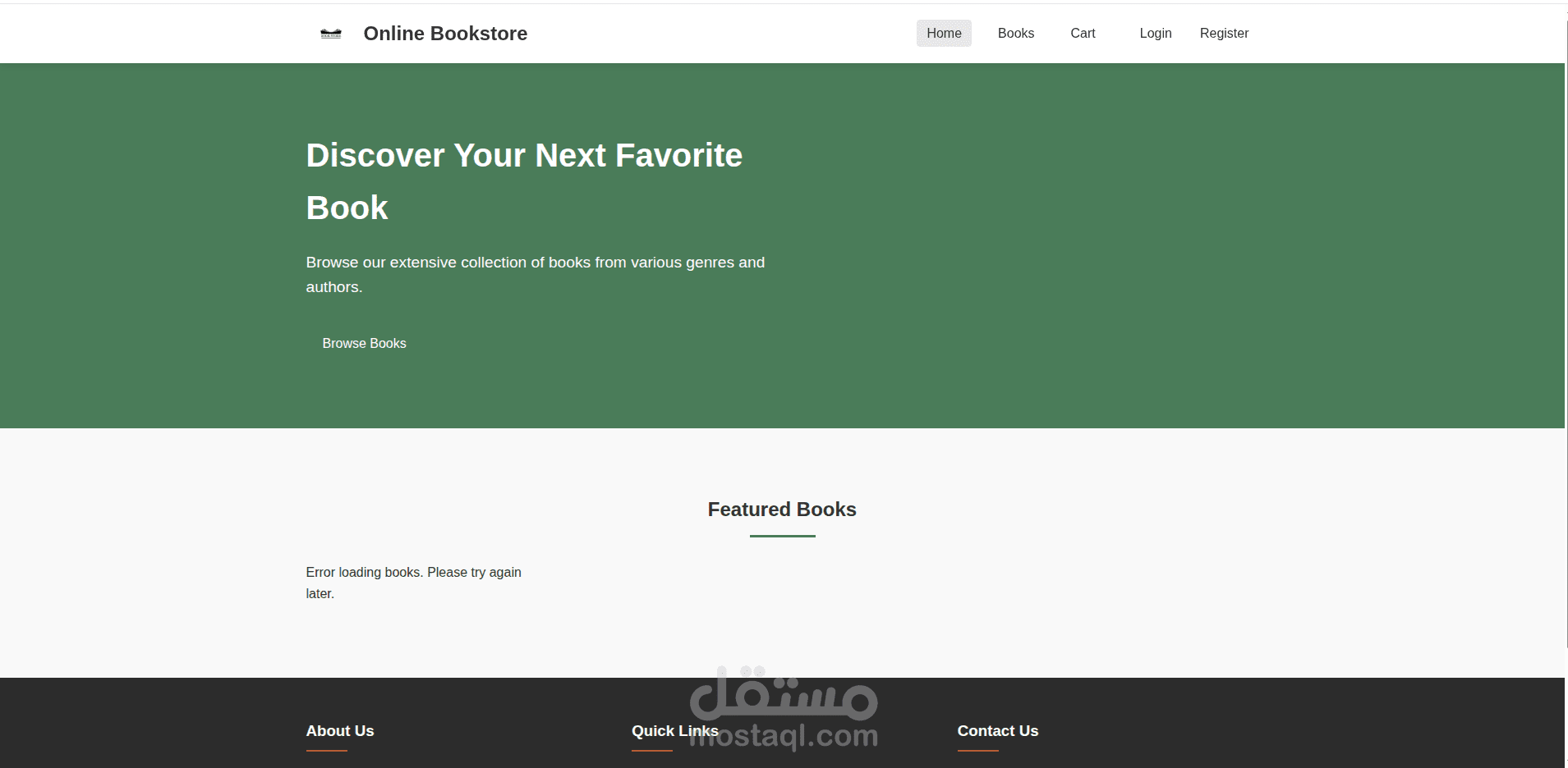 Online Bookstore