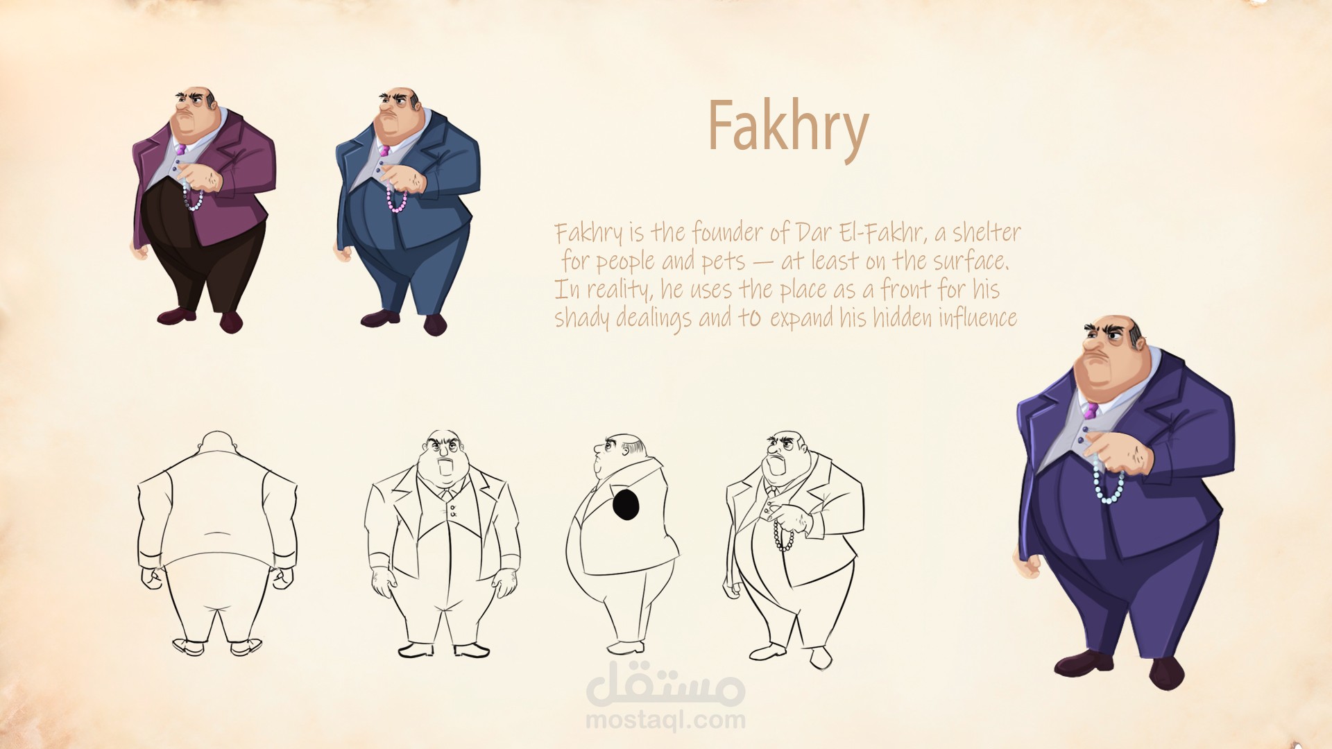 تصميم شخصية أصلية بأسلوب ديجيتال مخصص لمشروعك أو قصتك