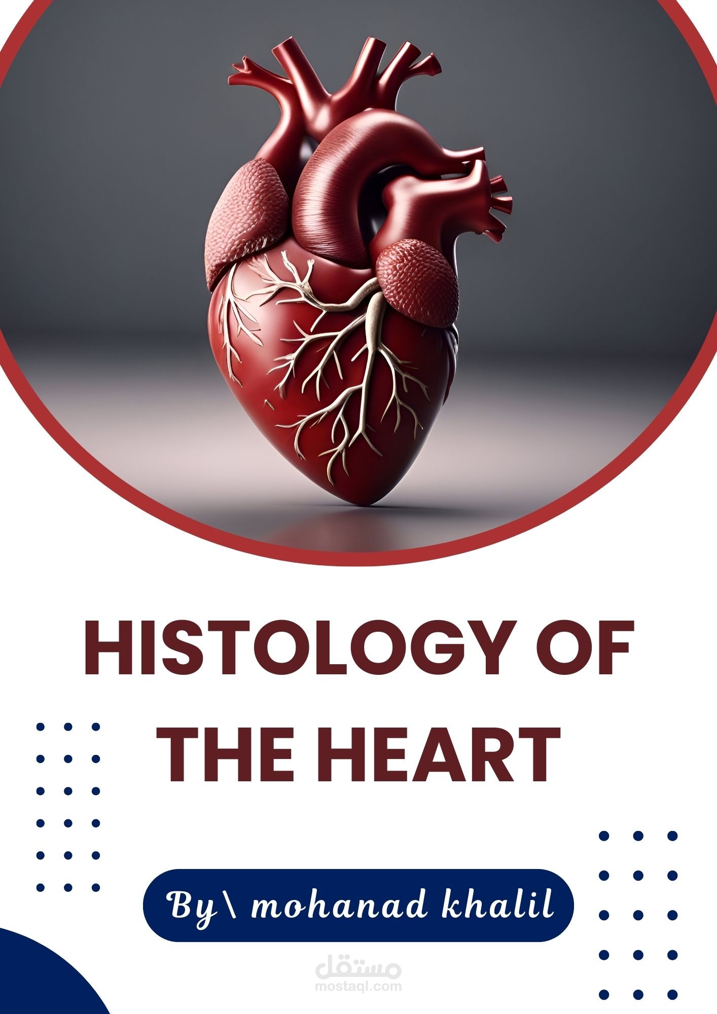 تنسيق بحث طبي بعنوان: "Histology of the Heart"