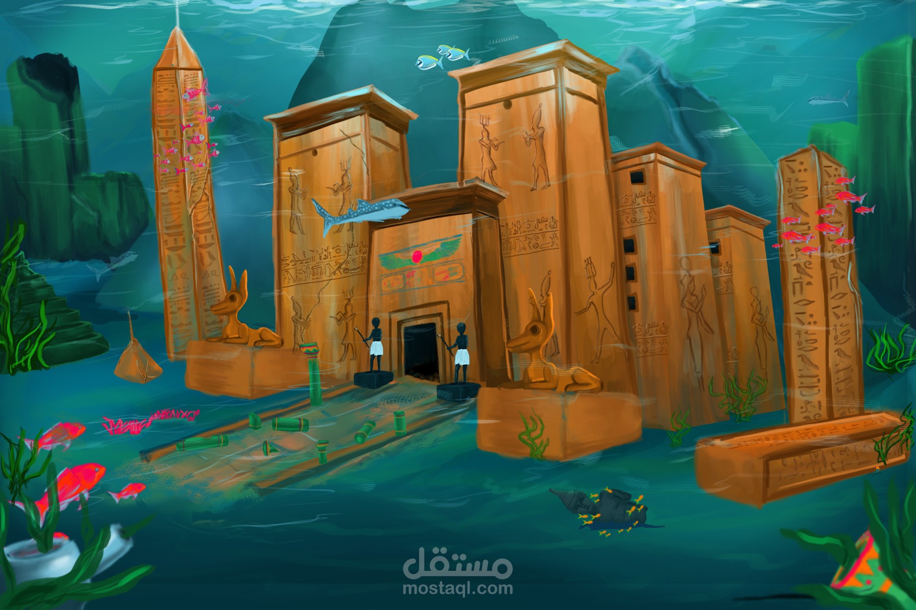 تصميم مشهد خيالي – Concept Art Scene