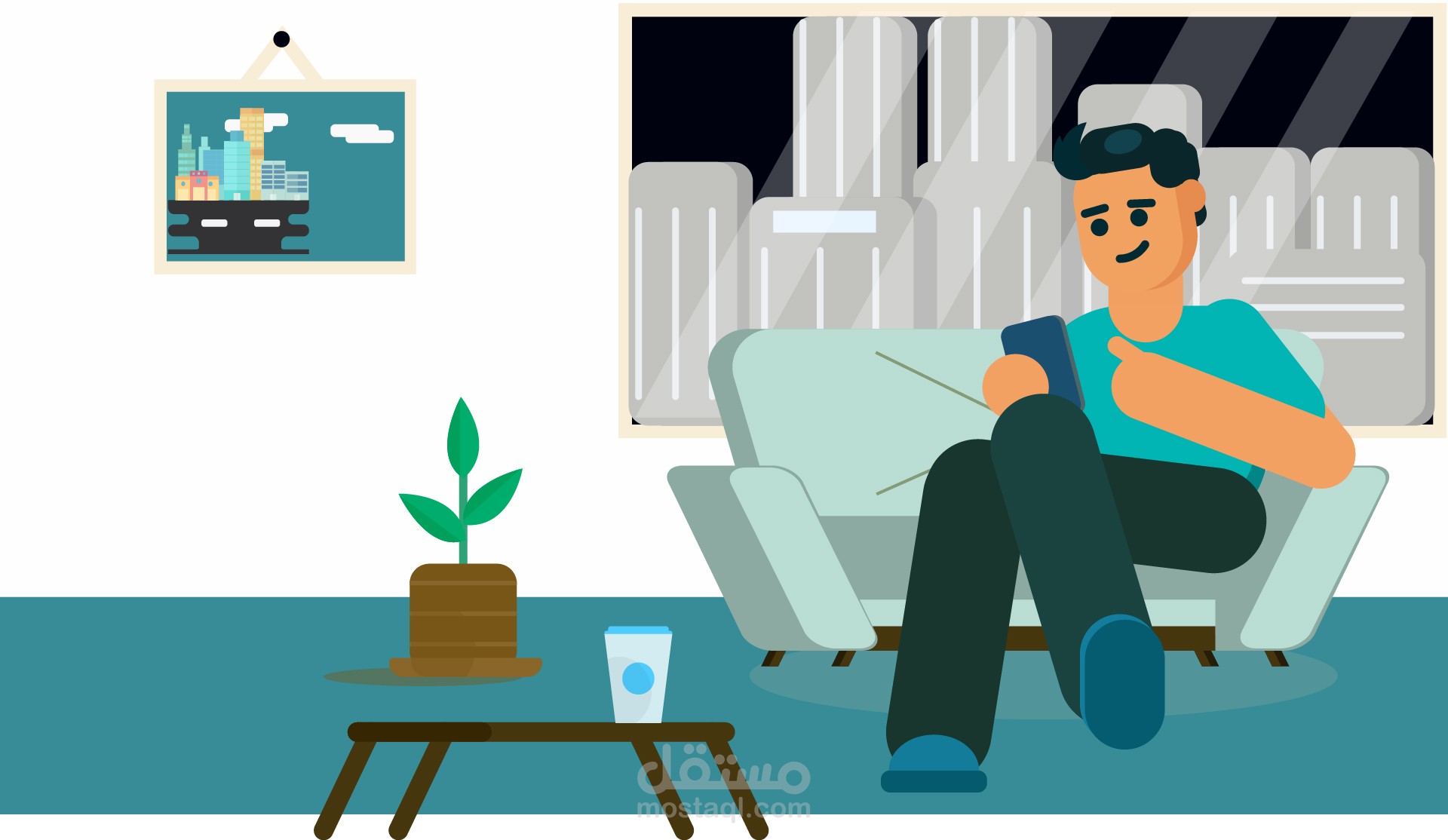 Motion Graphics | " نترو " في كل لحظة معاك