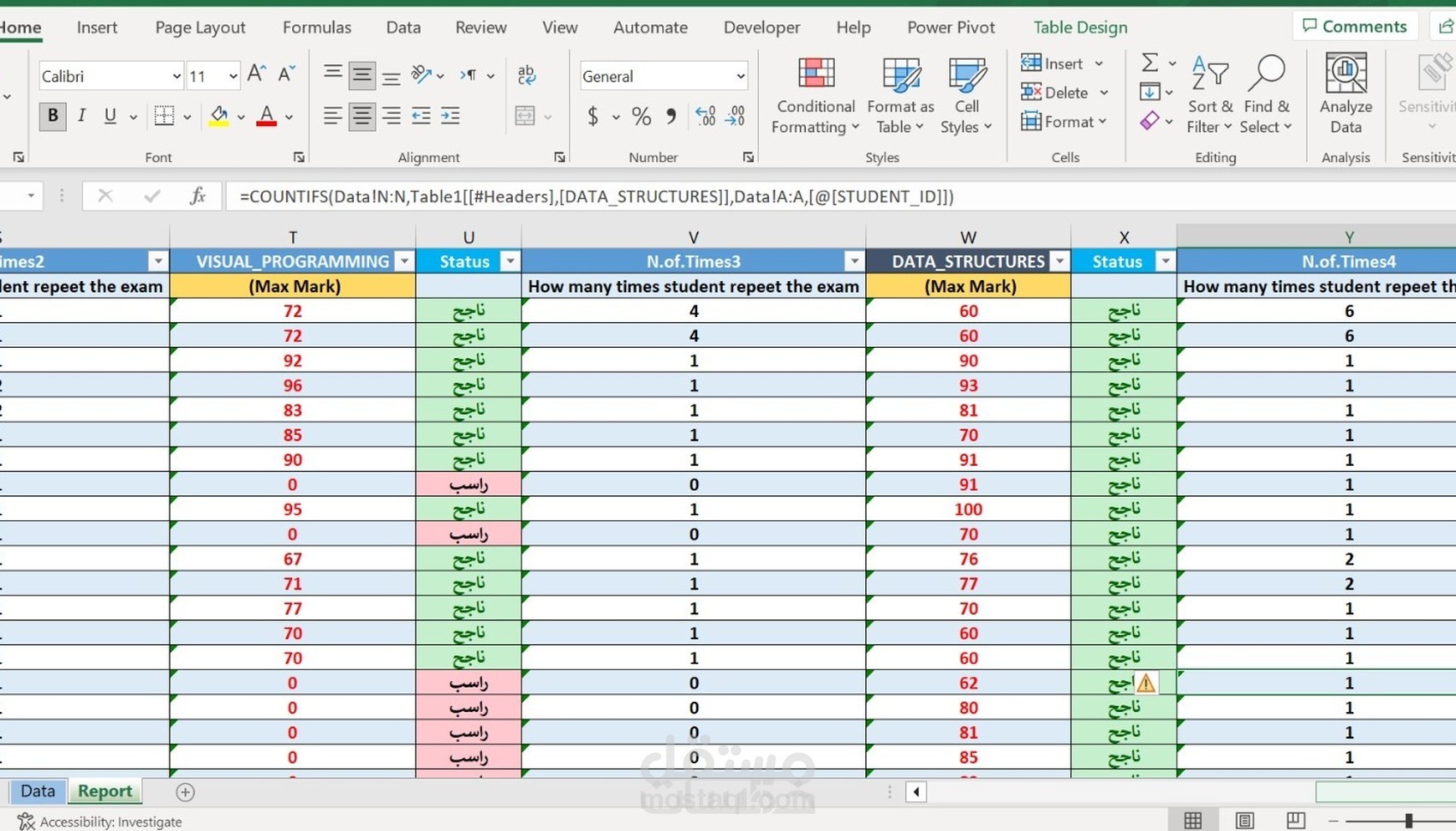 دمج بيانات Word وExcel – طباعة نماذج تلقائية