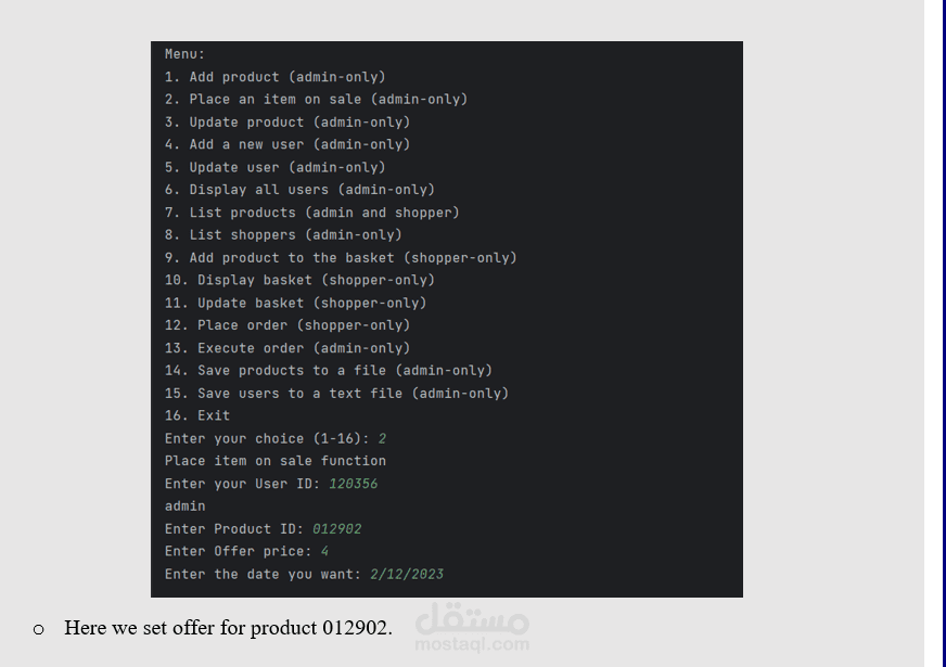 E-commerce System