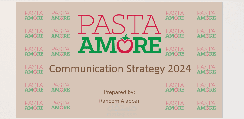 Mission-Aligned Communications for Pasta Amore