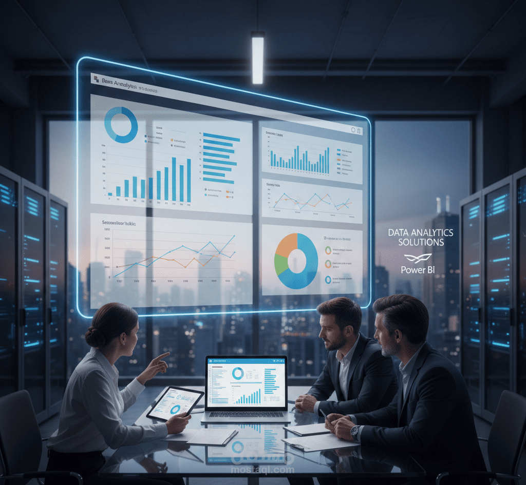 تحليل بيانات (داشبورد تفاعلية باستخدام Power BI)