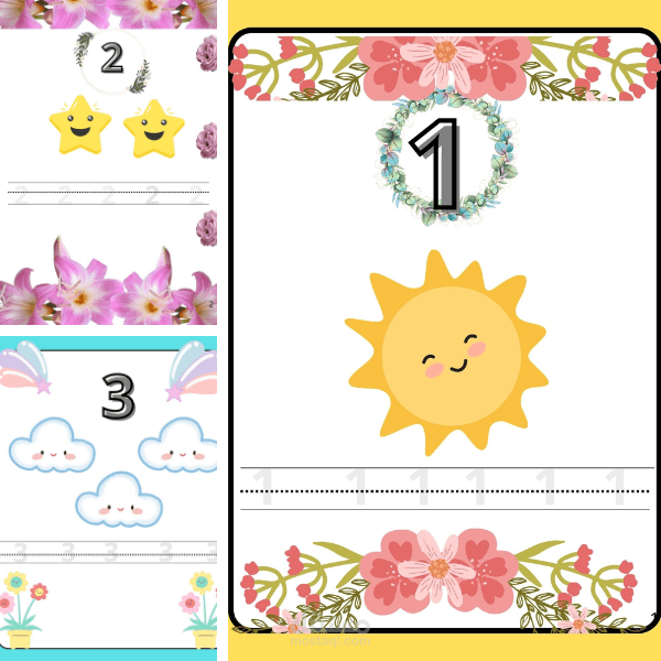 كتاب تعليم الأرقام العربية للأطفال 1–10 | جاهز للطباعة PDF