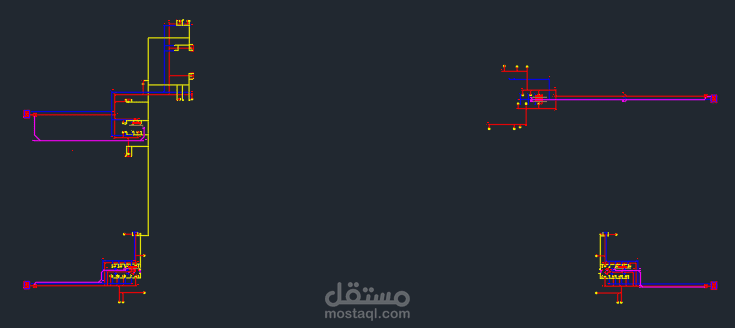 تصميم مبدئي لأعمال الصرف الصحي