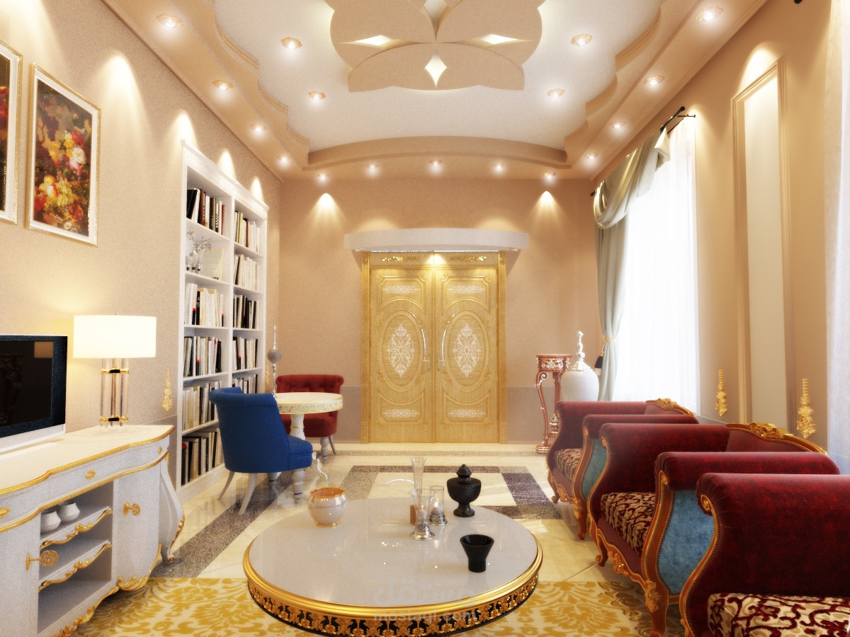 تصميم غرقة استقبال