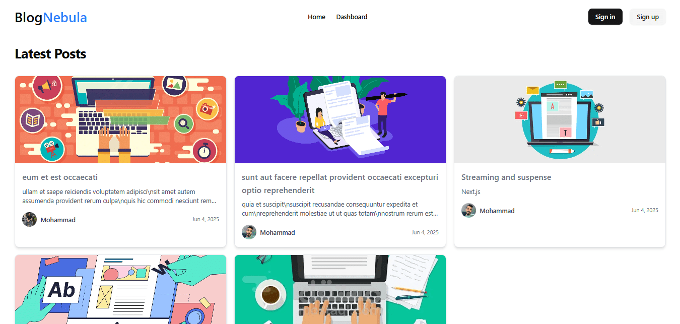 Next.js Blog App