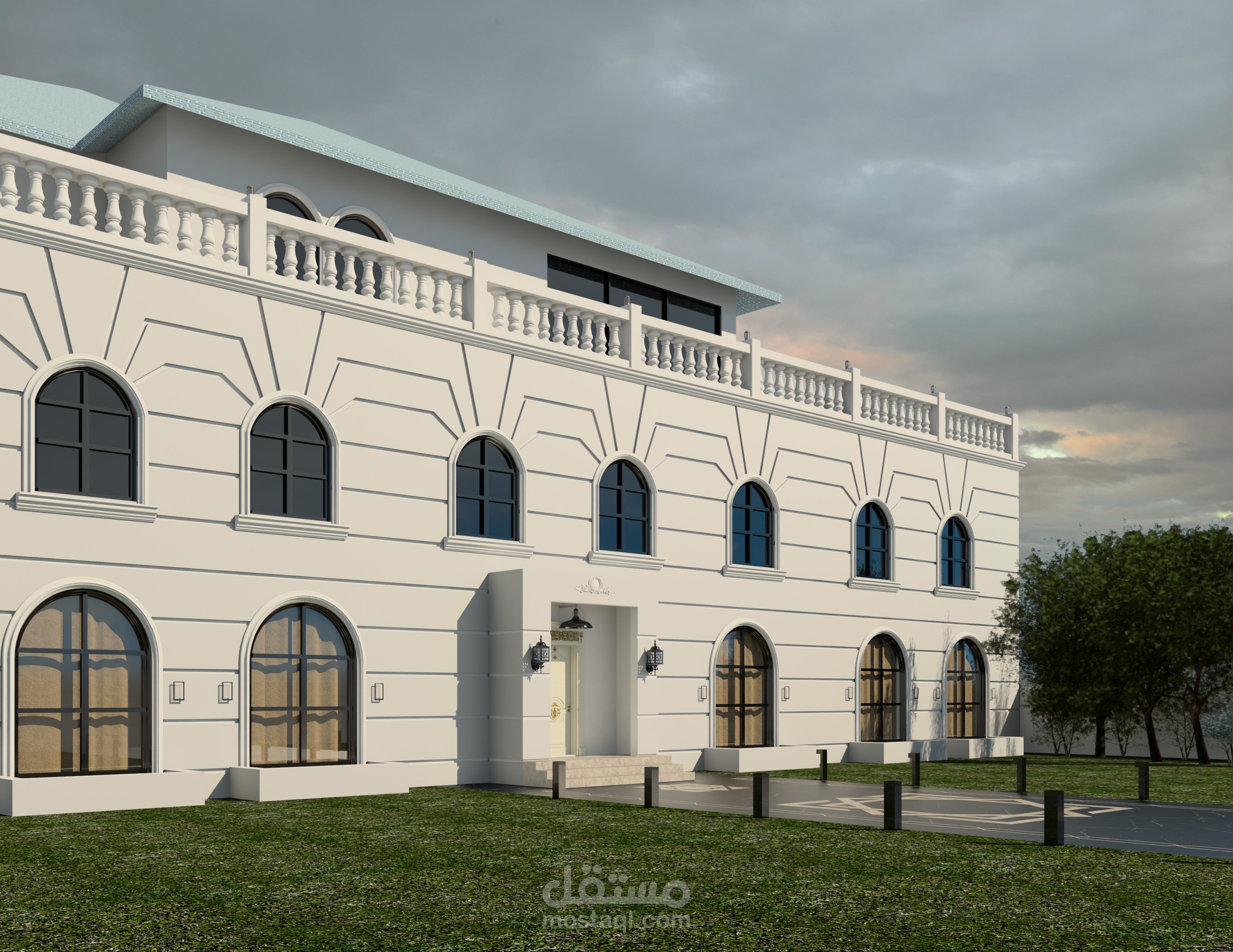 واجهة فيلا كلاسيك