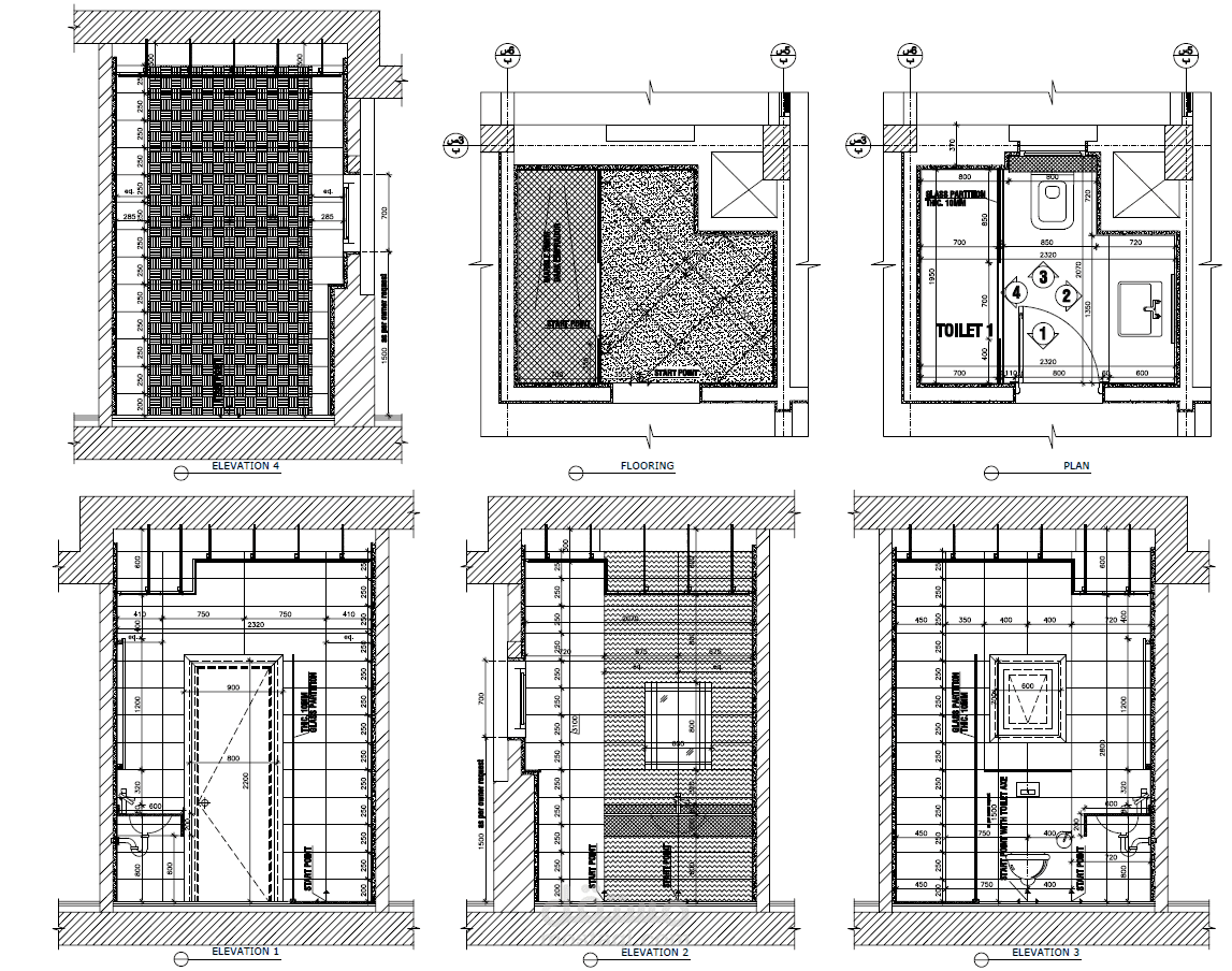 شوب دروينج معماري كامل shop drawing