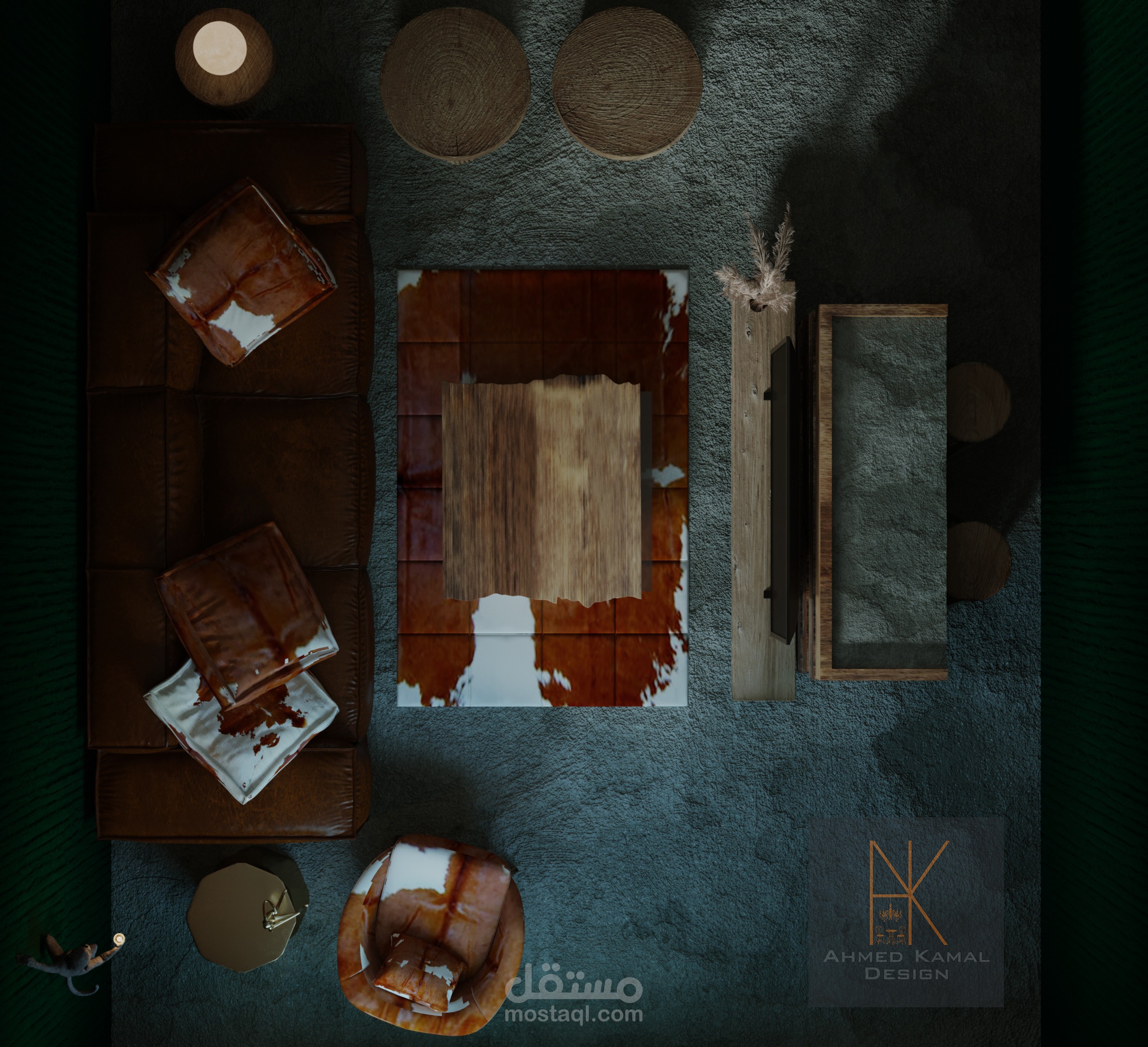 تصميم مجلس على طراز خاص بالمملكة العربية