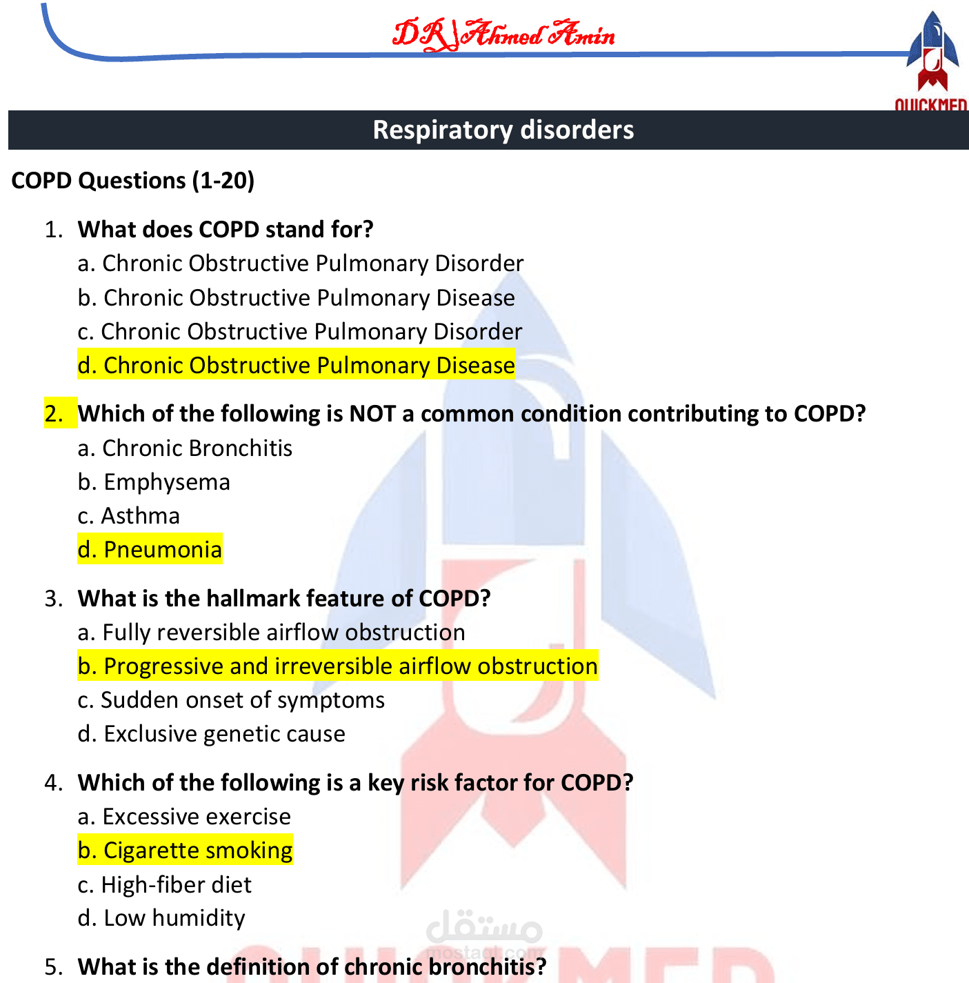respiratory disorder