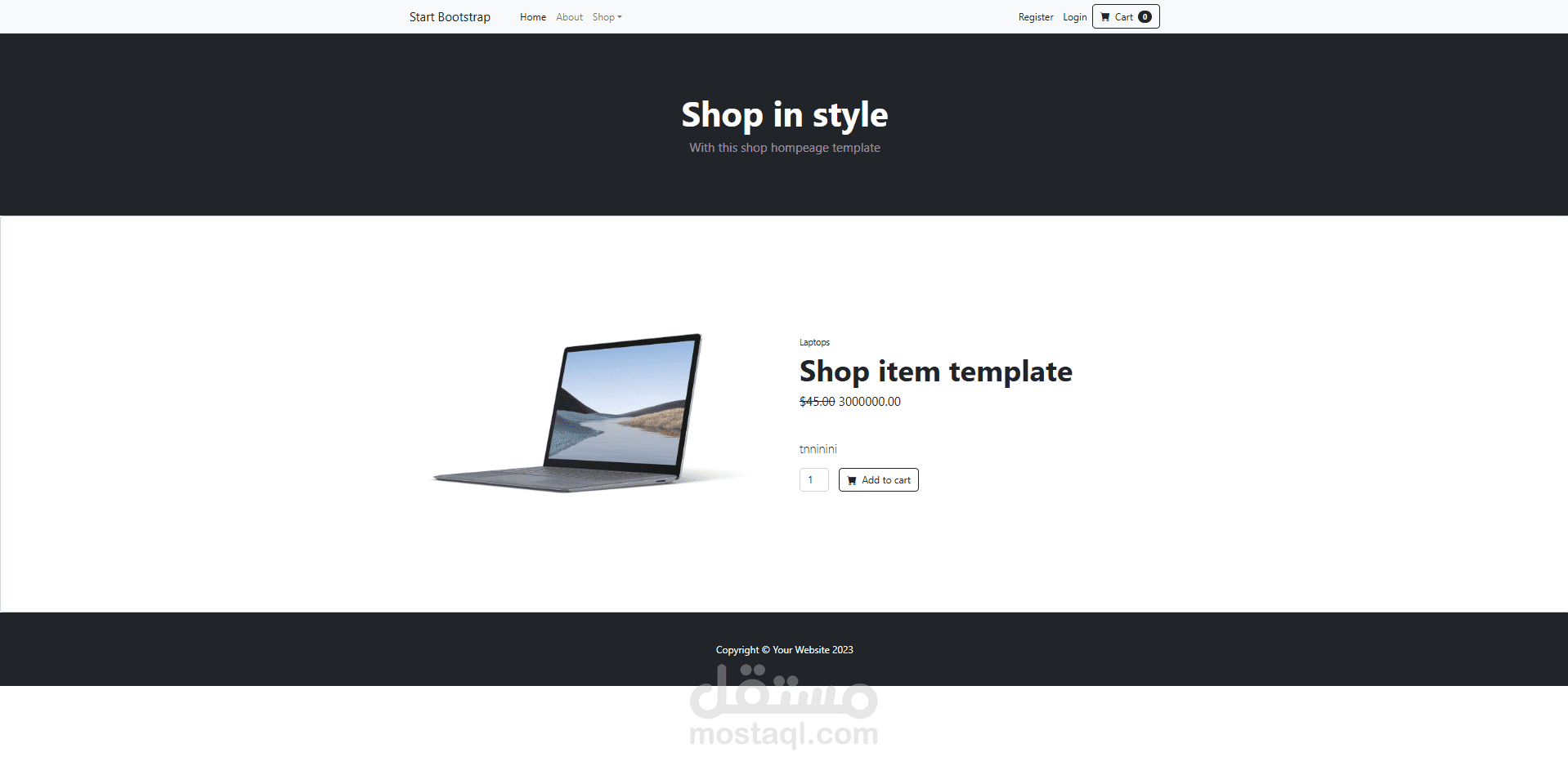 E-shop