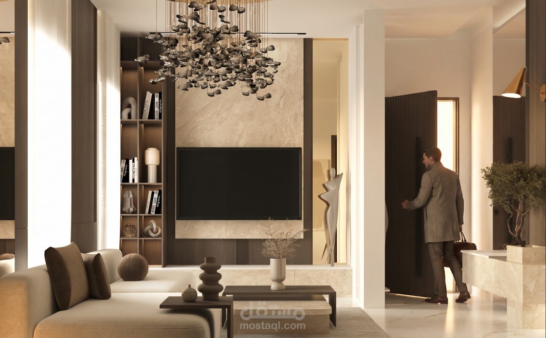 Modern Apartment Design with Building Landscape | Architectural Visualization