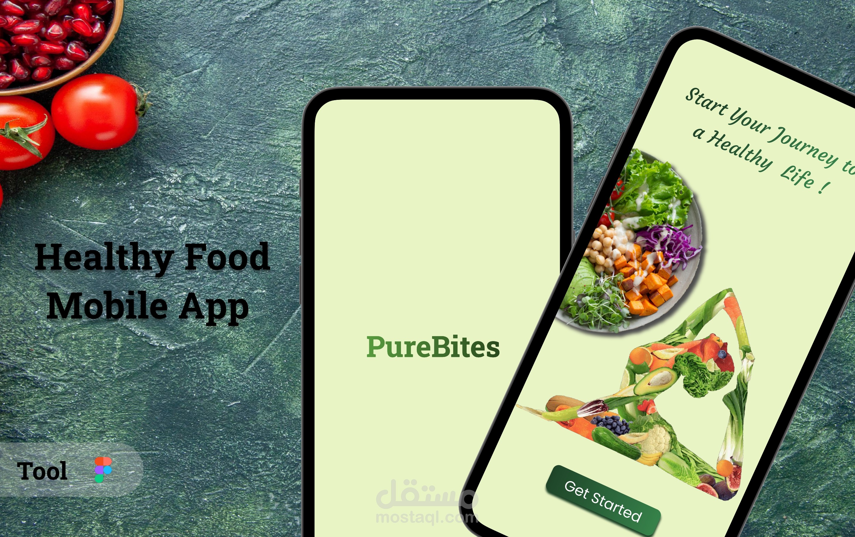 PureBites – Healthy Food App UI/UX Design