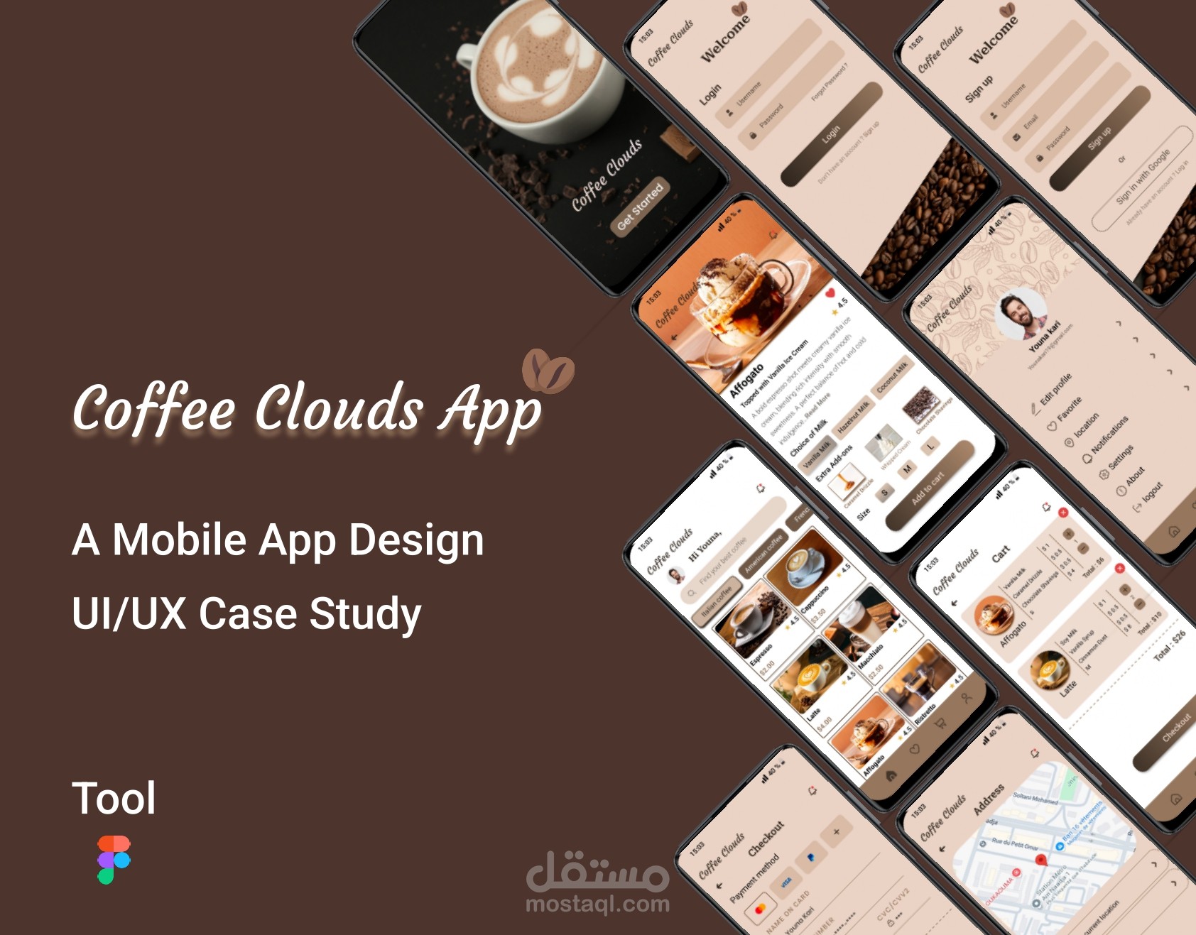 Coffee Clouds App - UX/UI Case Study