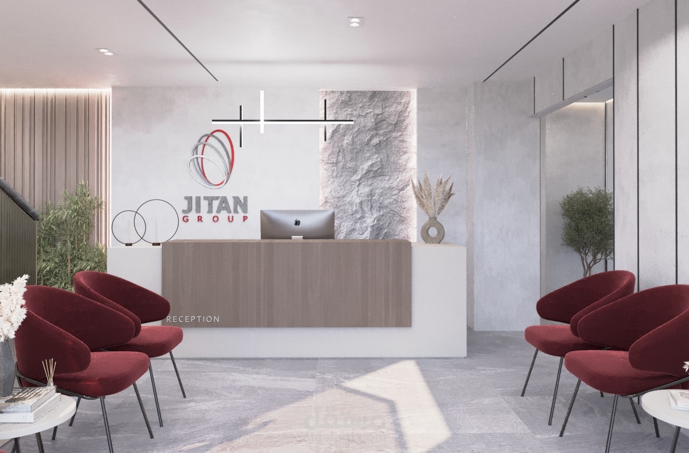 تصميم مجمع اداري لصالح ديتان جروب